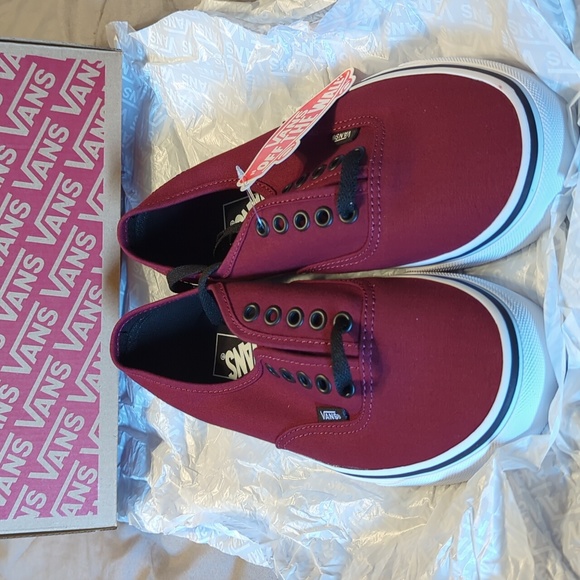 Couple shoes vans maroon sales